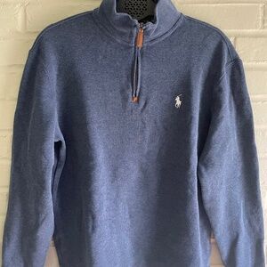 Ralph Lauren Polo blue quarter zip-Men’s small